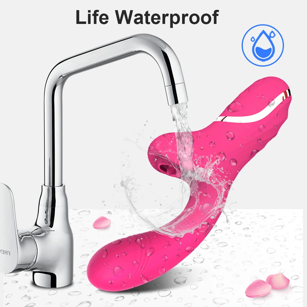 Tongue Licking Vibrator for Women G Spot Vibrators Female Clitoris Stimulator Massager Dildo Sex Toys Goods fo_voghion.com
