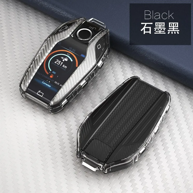 Чехол для автомобильного ключа чехол со светодиодным дисплеем BMW 5 7 серии G11 G12 G30