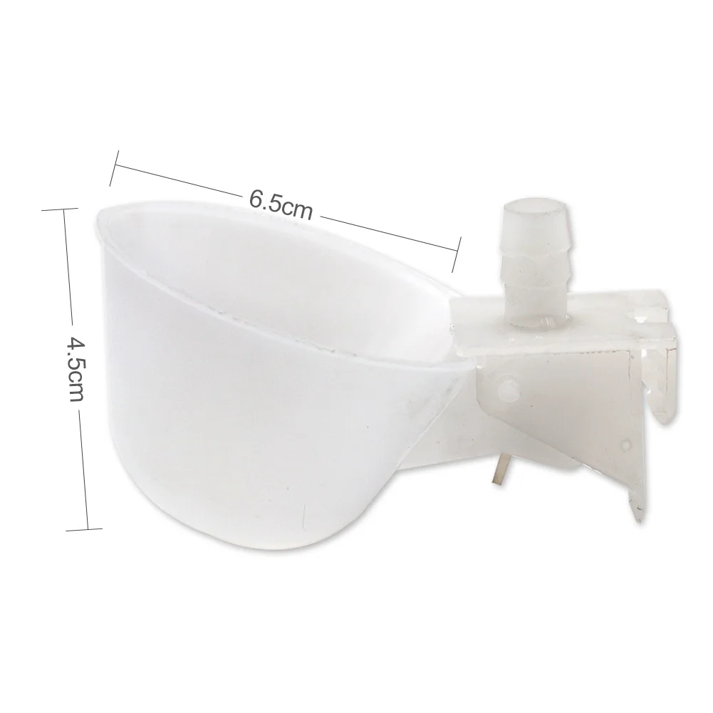 10 Pcs Pigeon Water Drinking Bowl Automatic Bird Chicken Coop Feed Poultry Drinker Water Drinking Cups Quail Waterer Animal Feed