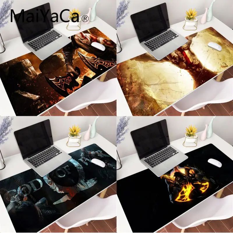 

MaiYaCa Custom Skin GOD OF WAR Rubber Pad to Mouse Game Gaming Mouse Pad Large Deak Mat 700x300mm for overwatch/cs go