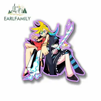 

EARLFAMILY 13cm x 12.8cm for Panty and Stocking Anime Anime Cartoon Car Sticker Vinyl JDM Bumper Trunk Truck Graphics Fine Decal