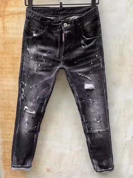

Overseas Authentic NEW DSQUARED2 HOMME Ripped Jeans COOLGUY D2 Black Jeans DSQ2 Men Trousers 959