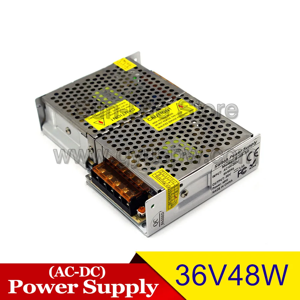 Источник питания DC 12V 15V 18V 24V 36V 48V 48W 60W 72W Трансформаторы освещения 110v 220v AC к DC12V DC24V DC36V DC48V SMPS для освещения