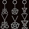 Fashion Men's Pendant Necklace Pentacle Pentagram Sun Evil Power Demon Lucifer Satan Wicca Theme Symbol Jewelry Metal Necklaces ► Photo 1/6