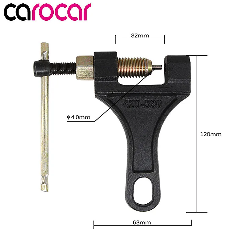 Carocar ATV 420/428/520/525/530 мотоцикл цепи клепальщик прерыватель цепи Удалить Набор инструментов Универсальный Аксессуары для мотоциклов