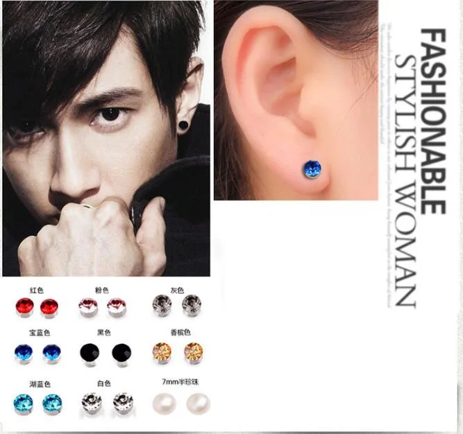 1 Pair Magnetic Earrings Slimming Earrings To Lose Weight Health Jewelry Magnet Of Lazy Paste Slim Product Accessor magnetic toe rings magnetic slimming bracelet magnetic slimming insoles