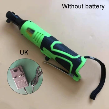 

18V 60N.m Cordless Electric Ratchet Wrench Tool LED Work W/ Charger Kits 3/8