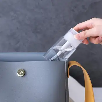 

Portable Hand Pressure Transparent Sub-bottle Cosmetics Storage Bottles Travel Makeup Remover Water Bottle Refillable Bottles P