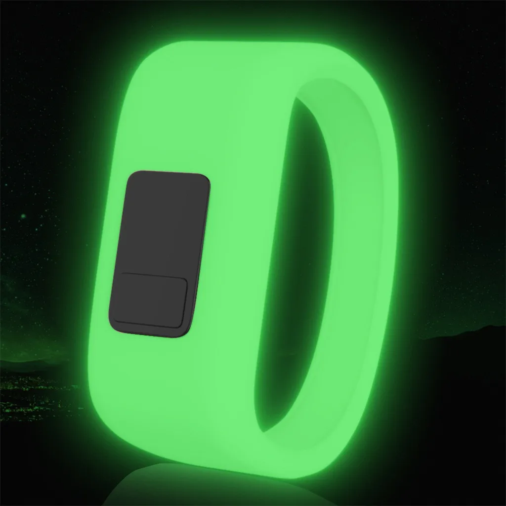 

Pink Green Luminous Watch Band Strap for Garmin Vivofit 3 Vivofit JR Vivofit JR2 Watchbands Bracelet for Watches