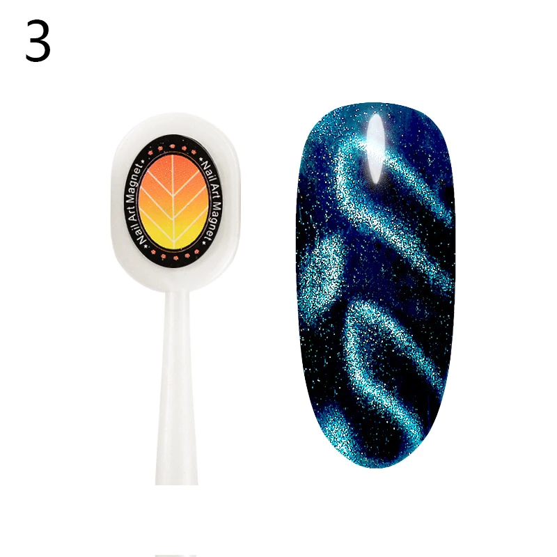Двусторонняя магнитная палочка для украшения ногтей кошачьи глаза магнит для гель-лака 5D эффект сильные магнитные инструменты для ногтей - Цвет: AM30732