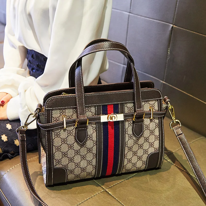 

Bag WOMEN'S Bag 2019 New Style Fashion Shoulder Bag Online Celebrity Style Birkin Bag Shoulder Europe And America Large Capacity
