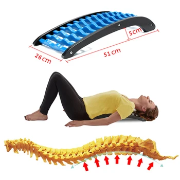 

Back EquipmentMassager Stretcher Neck Waist Pain Relief Magic Stretch Support Massage Home Muscle Stimulator Relaxation Fitness