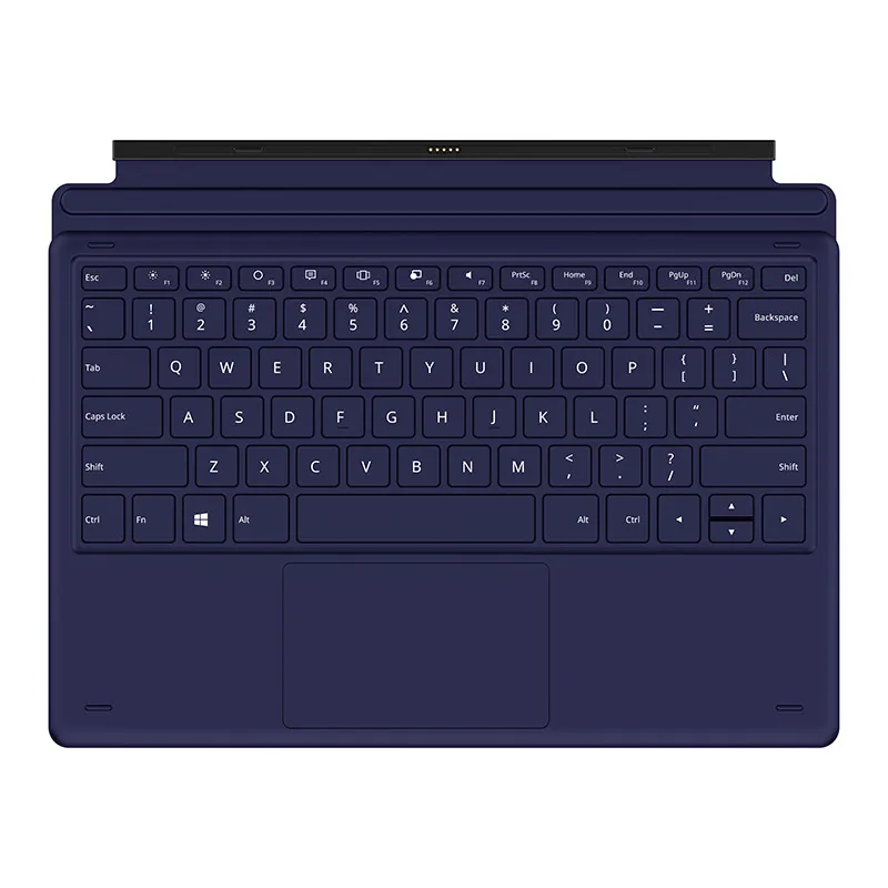 Магнитный чехол-клавиатура для Teclast T6, чехол для планшета Teclast X6 Pro 12,6 дюймов - Цвет: Черный