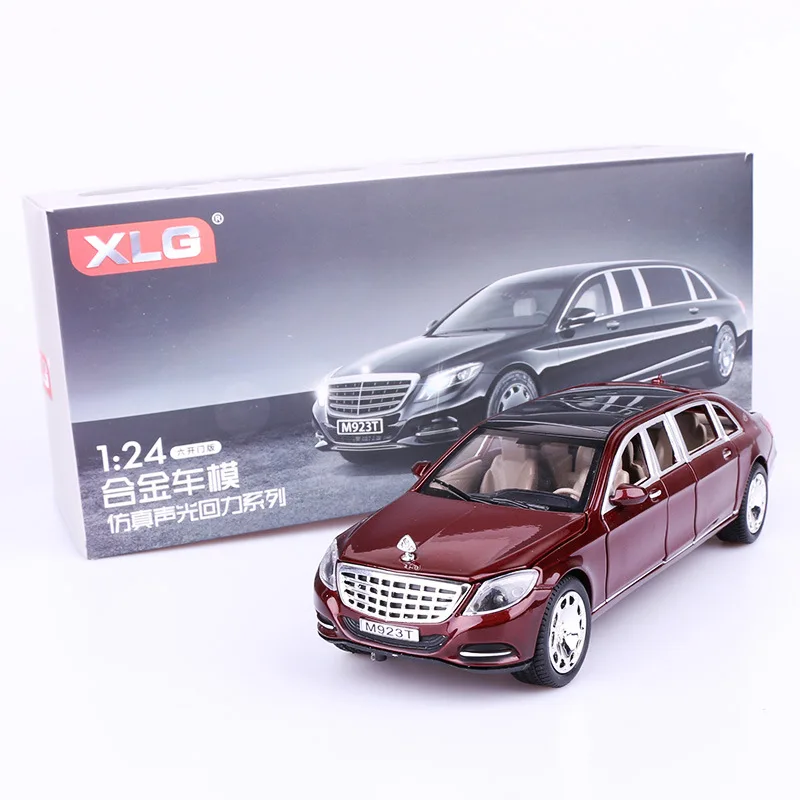 

Car Model Maybach S600 Children Model 6 Alloy Sound And Light Non-Warrior Toy Car <14-Year-Old
