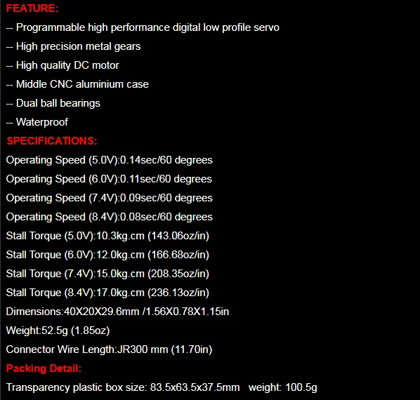 KINGMAX RG Сервоприводы серии 25T RGD01L- 52 г 15кг. См цифровые металлические шестерни программируемые высокая производительность цифровой низкий профиль для Сервомотора