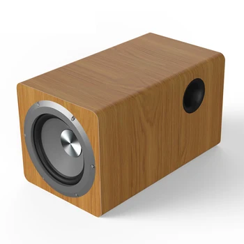 

New 6.5 Inch Pure Bass Speaker TV Home Theater Louderspeaker 100W Big Power Subwoofer Computer Music Player Wood Speakers