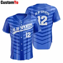 OEM пустые модные бейсбольные футболки оптом сублимационные мужские бейсбольные майки