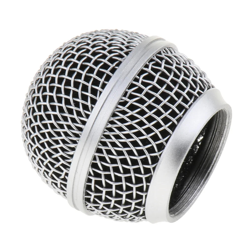 Durable Steel Microphone Grille Mic Mesh Grill Ball Head Rust Resistant