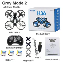 Mini Quadcopter H36 2.4G 4CH 6-Axis Speed 3D Flip Headless Mode RC Drone Toy Gift Present RTF VS Eachine E010 H8 Mini