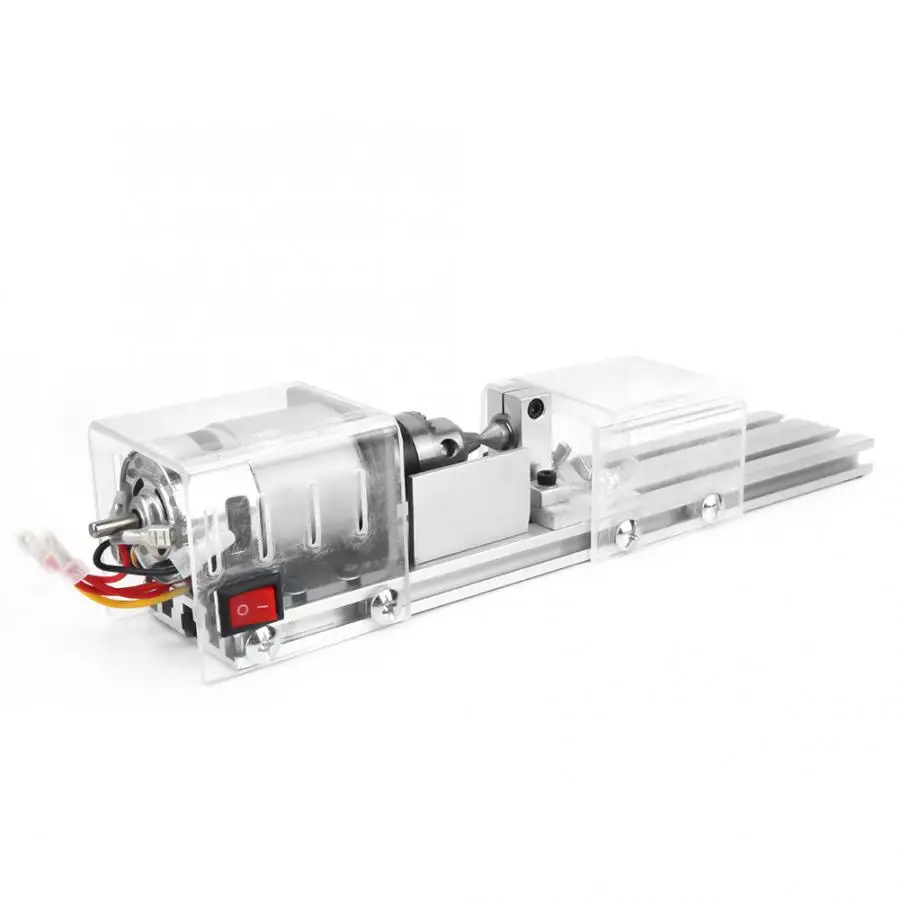 Мини-токарный станок 12-24V DIY деревообрабатывающий станок 7-регулирование скорости шлифовальный станок инструмент вилка стандарта ЕС/США