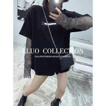 

Women Casual T-Shirt 2020 Spring And Winter Loose All-Match Female O-Neck Fashion T-Shirt