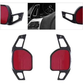 

2Pcs Paddles Extension Steering Wheel Direct Shift Paddle Extension DSG Aluminum Alloy Shifter Extension for A3 S3 A4 S4 B8
