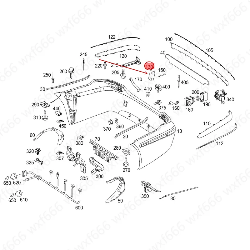 

Rear bumper cover Traction hook cover Pulling cover W211mer ced es-be nzE200 E240 E320 Decorative cover Rear bar traction cover