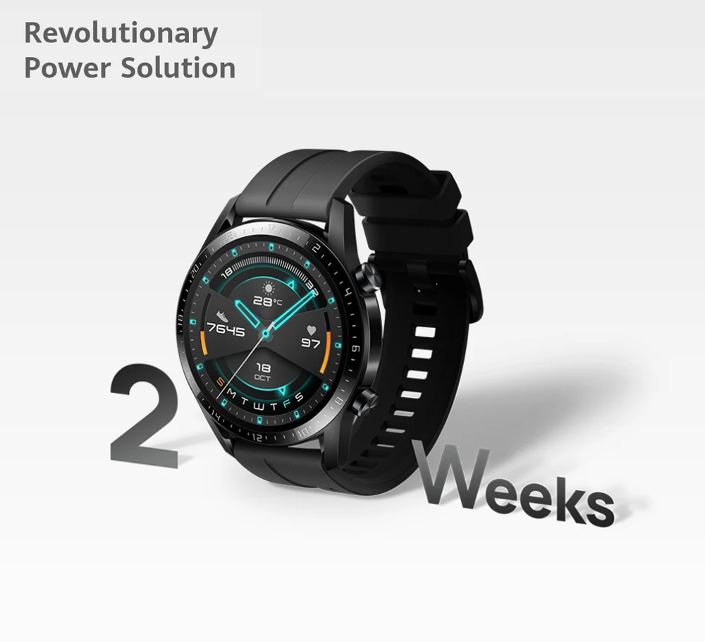 Huawei Watch GT 2, умные часы, измеритель уровня кислорода в крови, spo2, Bluetooth, умные часы, 5,1, для телефонных звонков, трекер сердечного ритма, для Android, iOS
