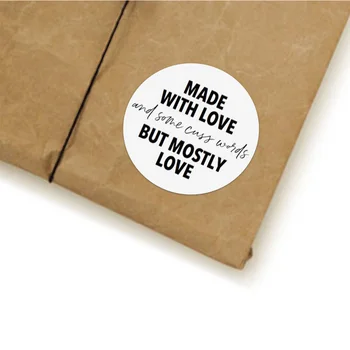 

Custom stickers Fun Happy Mail Sticker Sassy Stickers Packaging Ideas make your product packaging stand out above the rest