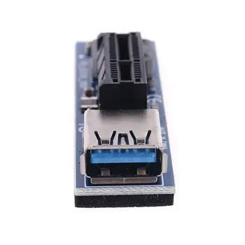 

Mini PCIE to PCI-E X4 Slot Riser Card Port Adapter PC Graphics Card Connector