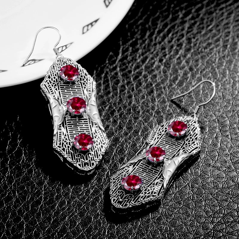 Серьги для женщин в уникальном старинном 925 серебряные серьги старинные подвески