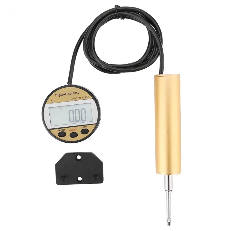 US $126.88 Hot Sale 0254mm 001mm Precise Digital Indicator Gauge Remote Type Dial Indicators Testing Tool Indicator Gauge Tester