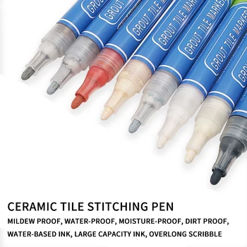 

1Piece Professional Tile Grout Pen Waterproof Grout Restorer Pen Tile Beauty Renew Repair Grout Marker Home Decor Floor Decor