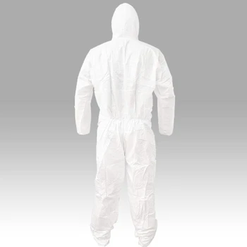 

Disposable Overalls SMS Type Protective Clothing Work Jumpsuit Hooded Anti-Static Antibacterial Coverall Work Protection Clothes