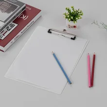 Пластиковый буфер обмена, металлический зажим, блокнот, папка для документов, держатель для документов с петлей для подвешивания, канцелярские принадлежности