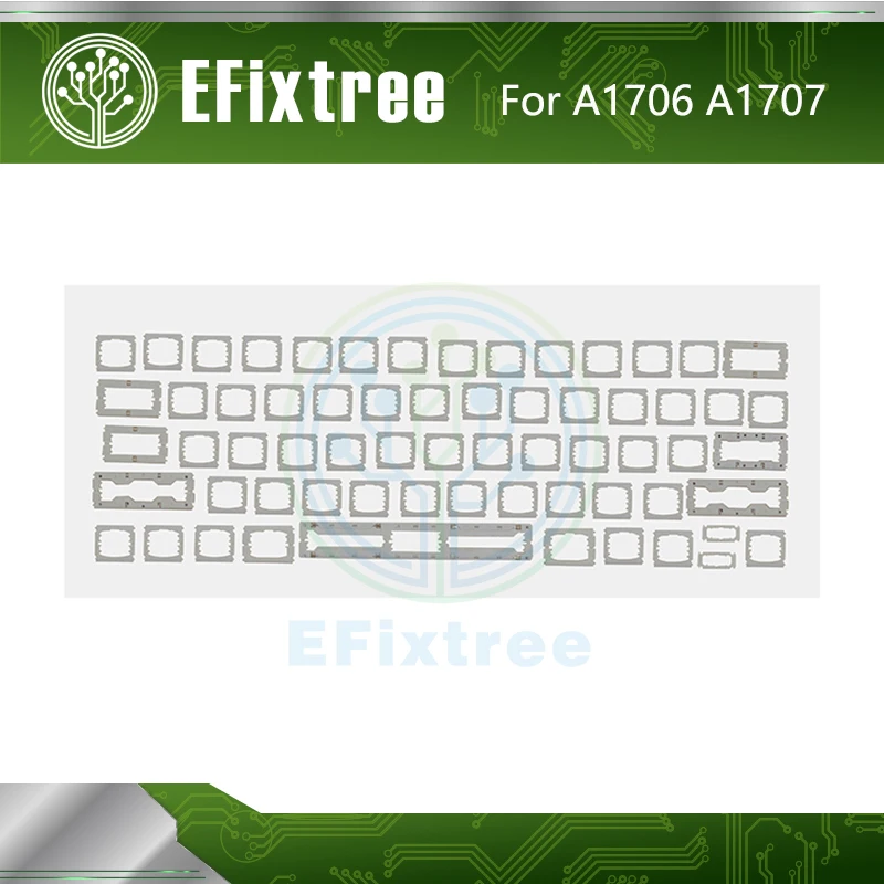 Полный новый набор A1706 A1707 Ножничные зажимы шарнир для клавиатуры Macbook Pro 13 дюймов