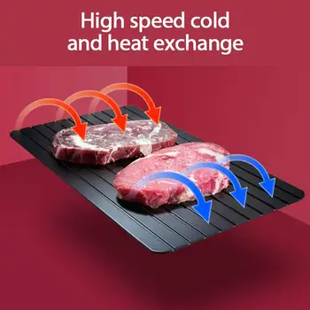

Fast Defrosting Tray Thaw Frozen Food Meat Fruit Quick Defrosting Plate Board Defrost Kitchen Gadget Tool