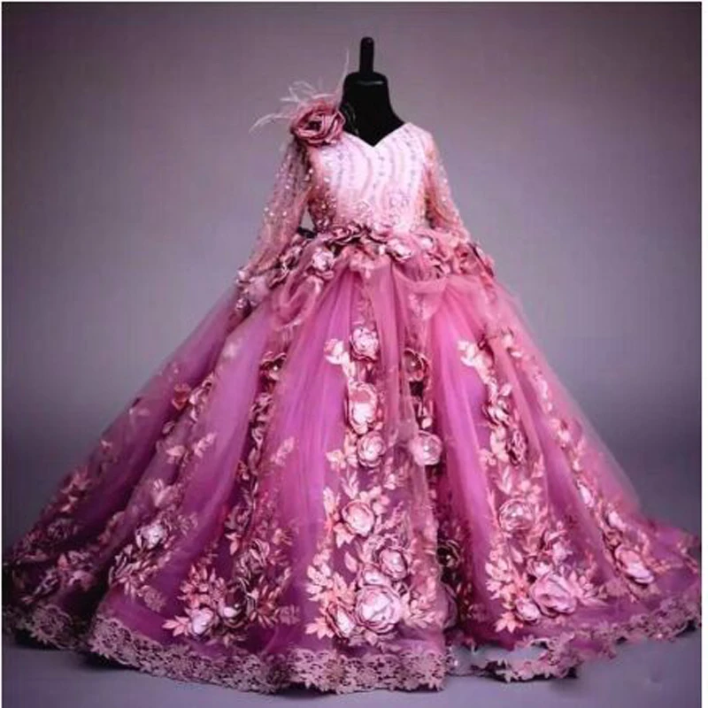 Милые комплектующие для бижутерии из кристала, бальное платье, платье с цветочным узором для девочек, милое платье с v-образным вырезом и