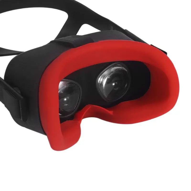 Mascarilla de silicona blanda antisudor, funda para gafas oculus Quest VR
