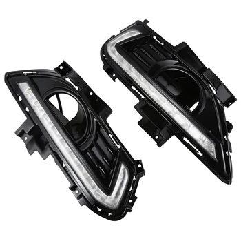

DHBH-2X DRL Led Daytime Running Light Fog Lamp Cover for Ford Mondeo Fusion 2013-2015