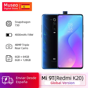 Перейти на Алиэкспресс и купить Глобальная версия смартфона Redmi K20 Xiaomi Mi 9 T 9 T 6 ГБ 64 Гб Восьмиядерный Snapdragon 730 6,39 ''AMOLED камеры 48 МП NFC