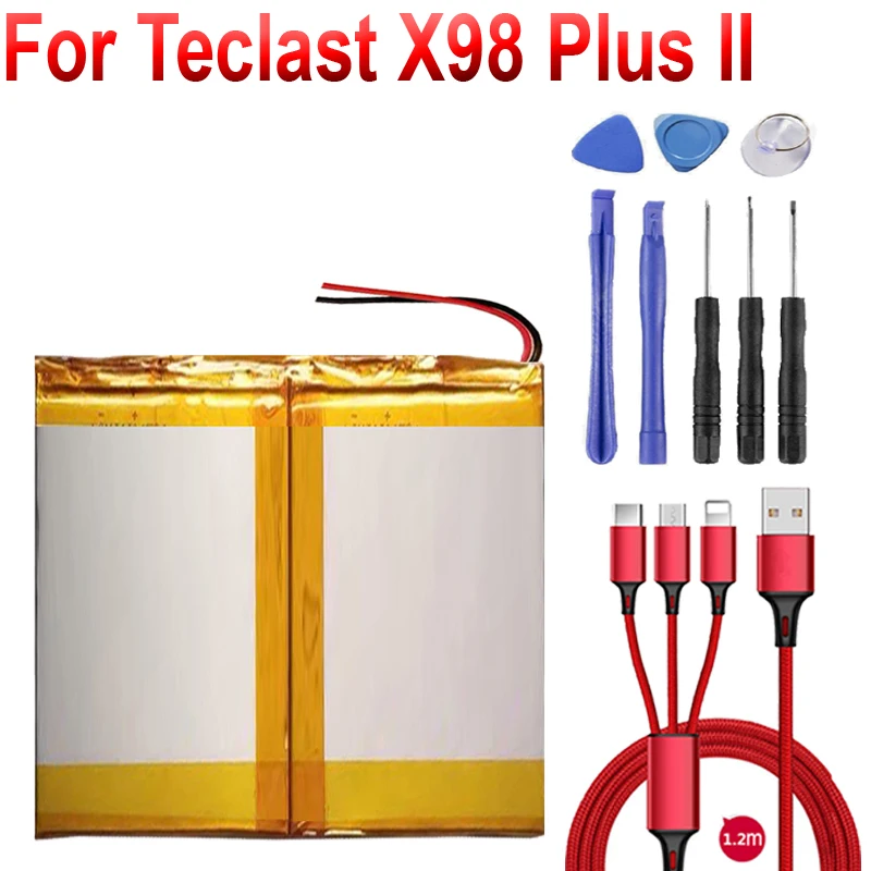 3.8V 3 Lines C2D7 2879127 Battery for Teclast X98 Plus II 2 Tablet PC Li Polymer Rechargeable Accumulator Replacement | Мобильные