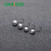 JOHNCOO 1g 1.5g 2g 3g 5g Lead Head Hook Soft Worm Fishing Hook 10pcs Jig Head Hook Barbed Single Fishhook ► Photo 1/6