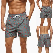 Для мужчин новая модная быстросохнущая пляжный отдых Водонепроницаемый шорты Пляжные штаны Для мужчин быстросохнущие Surf Плавание Шорты плавки мужские