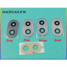 2 шт./компл. Корпус задняя Камера Стекло крышка объектива чехол с клеящим материалом для HUAWEI Честь 6X