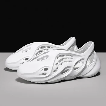 

designer luxury brand fashion men sandals Unisex mens shoes large sizes 48 clogs sports hole hollow breathable beach lightweight