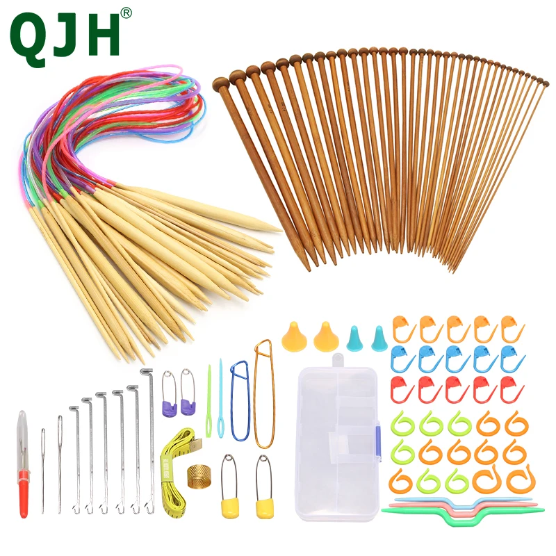 36 Unids/set De Ganchillo De Bambú Carbonizado De ... - Grandado