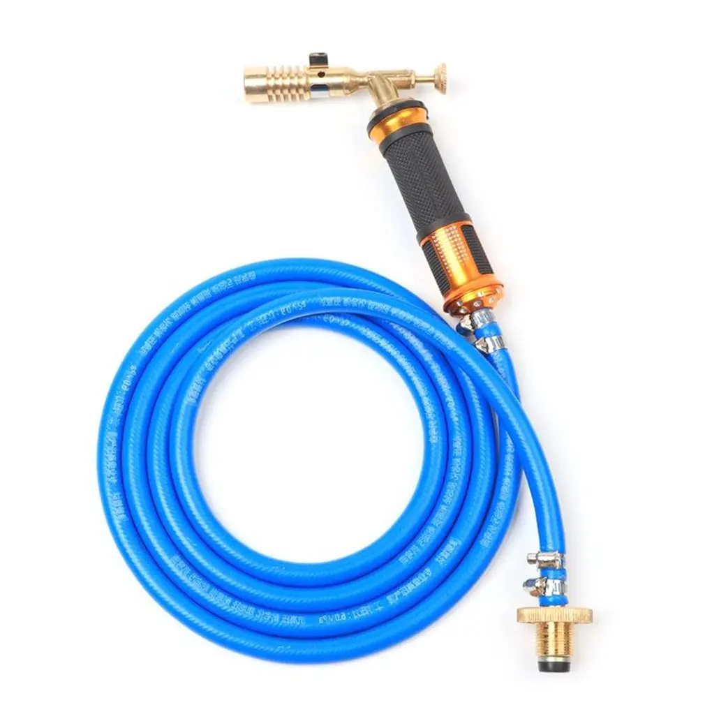 Electronic Ignition Liquefied Gas Welding Torch Kit With 2.5 Meters Hose Cooking Brazing Heating Lighting Tool electronic ignition liquefied gas welding torch kit with 2 5 meters hose cooking brazing heating lighting tool