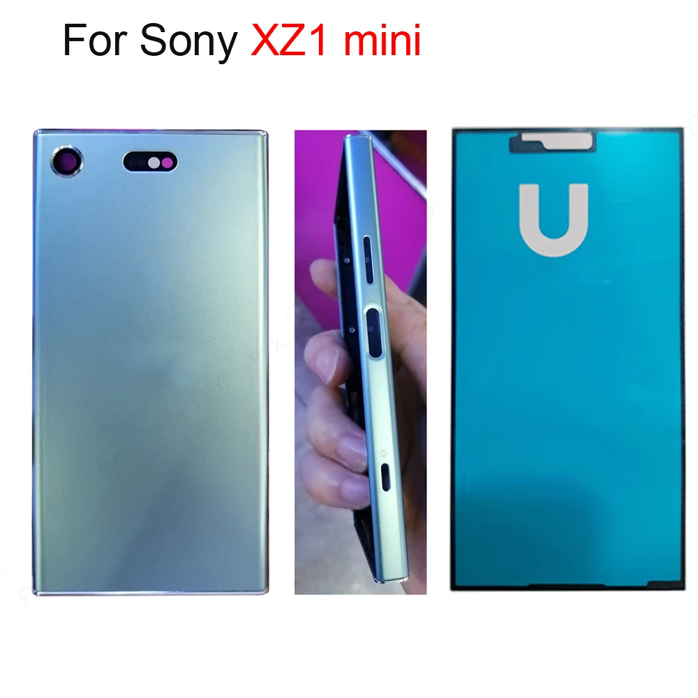 Задняя крышка с рамкой для Sony Xperia XZ1 Compact полный комплект Крышка батарейного
