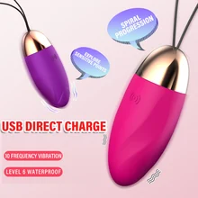 Female Vibrator Vibrating Love Eggs Vaginal Clitoris Stimulator Silicone Sex Toy for Women Masturbator Toys for Adults